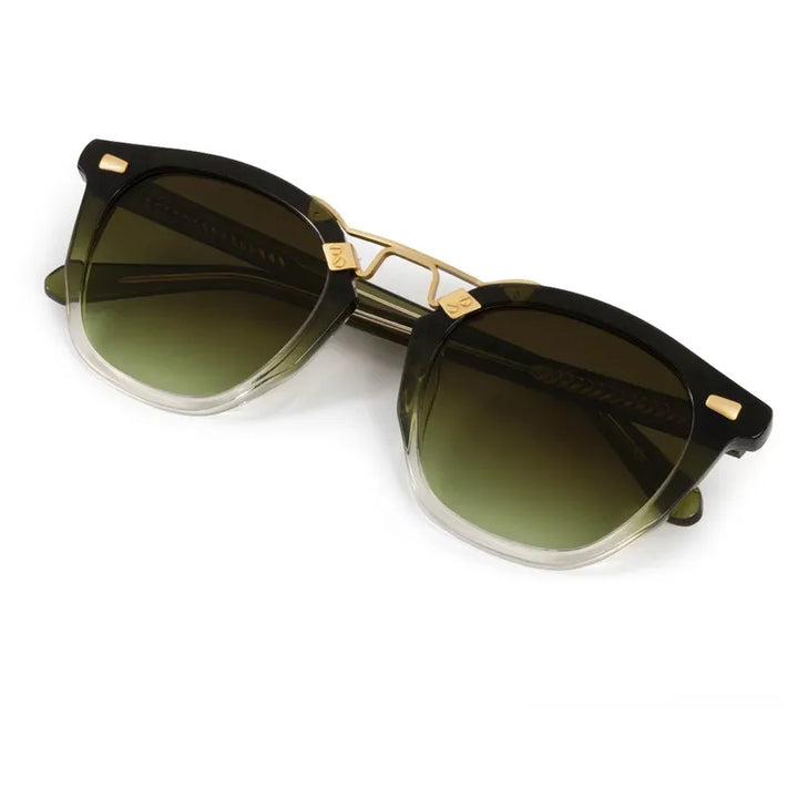 Krewe Beau 11 Sunglasses - 18K Poblano