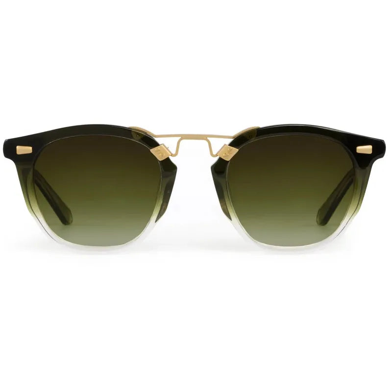Krewe Beau 11 Sunglasses - 18K Poblano