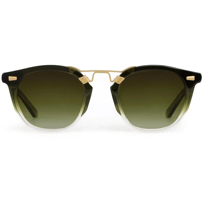 Krewe Beau 11 Sunglasses - 18K Poblano