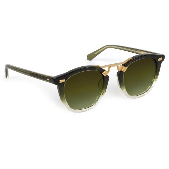 Krewe Beau 11 Sunglasses - 18K Poblano