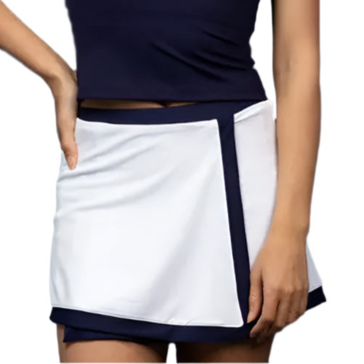 Smith & Quinn Birdie Skort - White/Navy