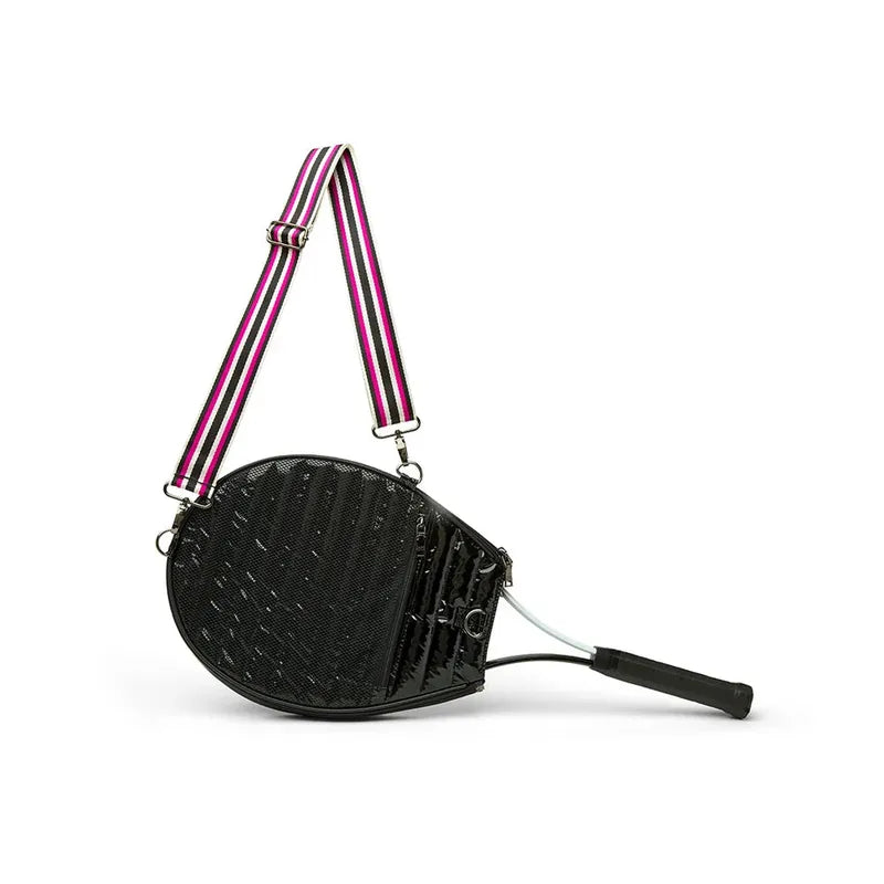 Think Royln Love Tennis Bag - Black Patent