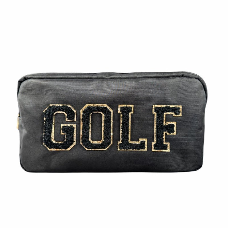 Best of Golf Nylon Embroidered Bag - Black