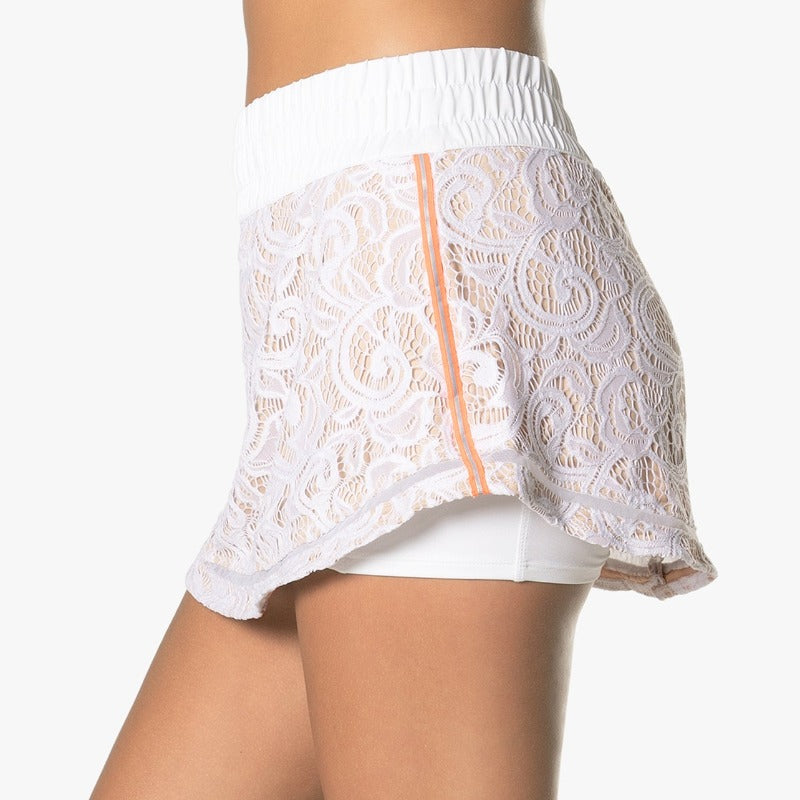 Lucky In Love Lacing Around Skort - Bare