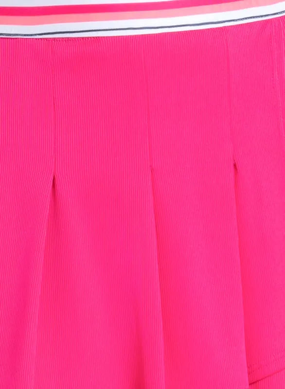 Lucky In Love Glow Stroke Skort - Shocking Pink