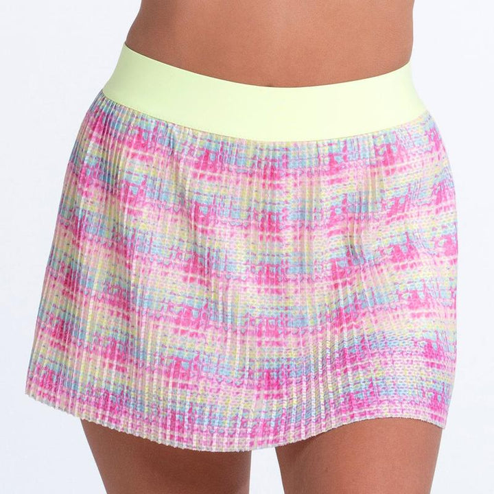 Lucky In Love Glow Get'Em Pleated Skort - Pink Multi