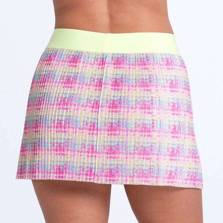 Lucky In Love Glow Get'Em Pleated Skort - Pink Multi