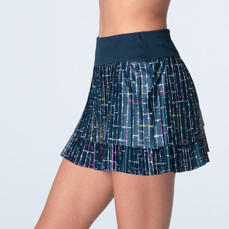 Lucky In Love Lovin Boucle Skort - Navy