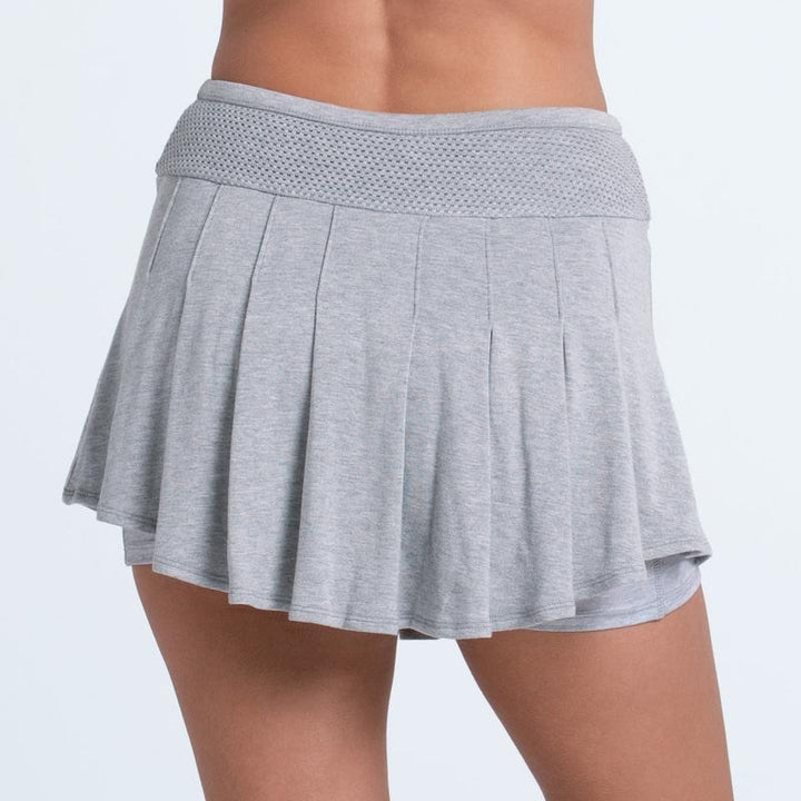 Lucky In Love Chill Day Skort - Grey