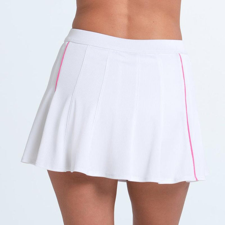 Lucky In Love Multi Gore Skort - White/Pink