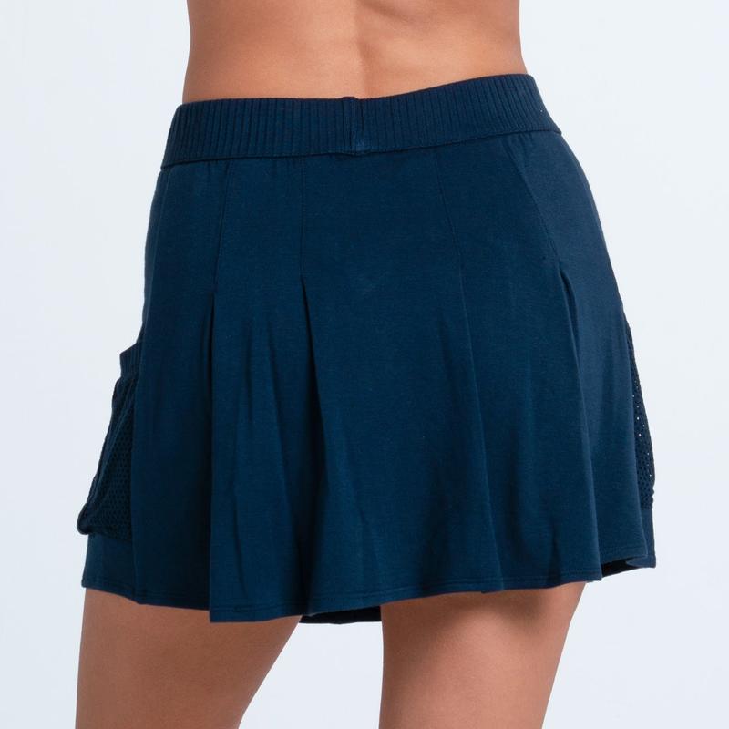 Lucky In Love Breezy Cargo Skort - Navy