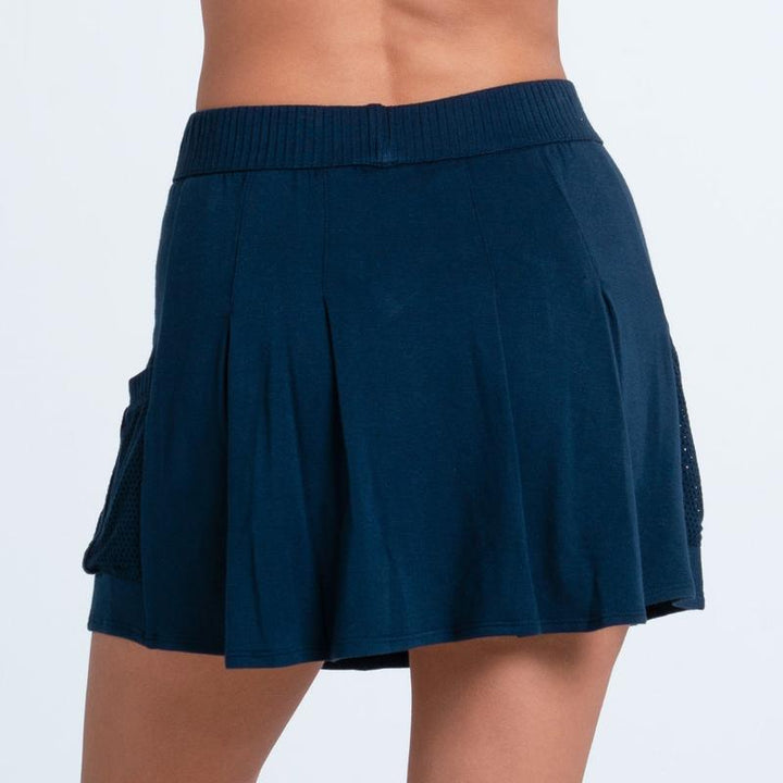 Lucky In Love Breezy Cargo Skort - Navy