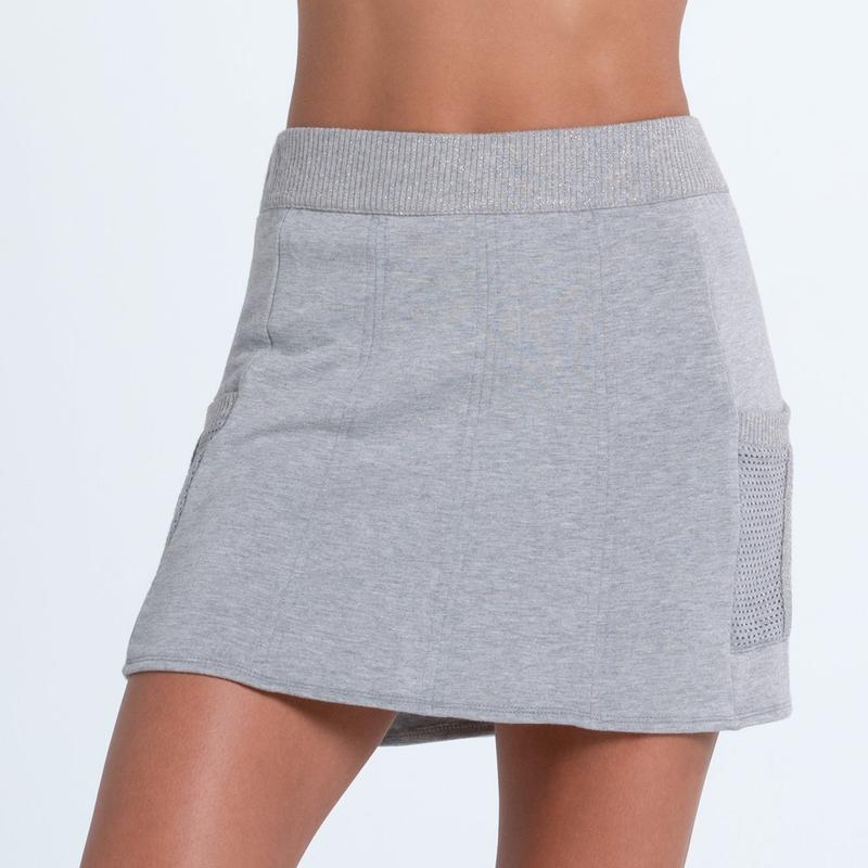 Lucky In Love Breezy Cargo Skort - Grey