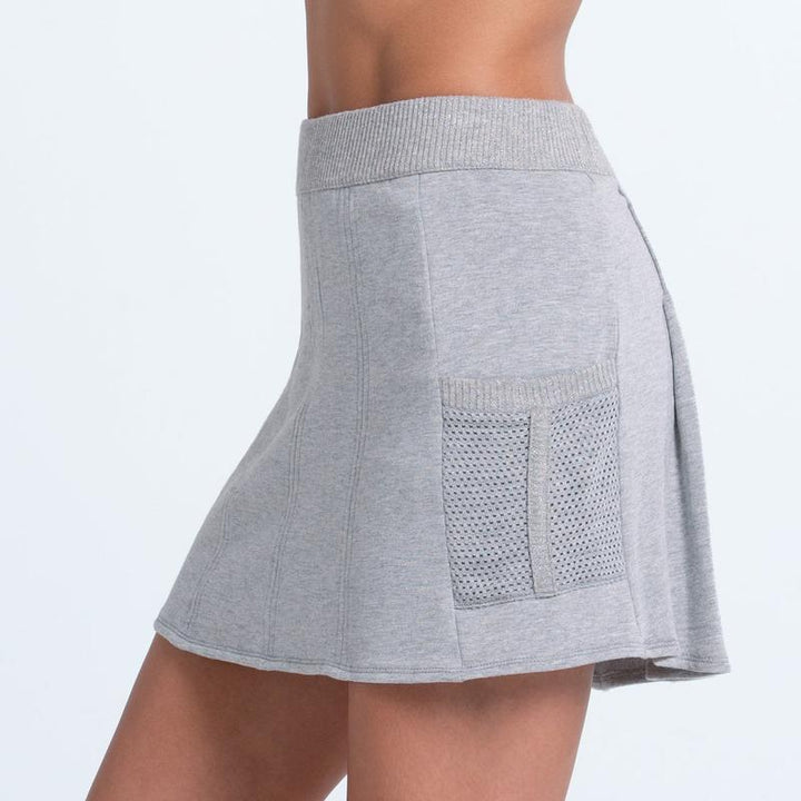 Lucky In Love Breezy Cargo Skort - Grey