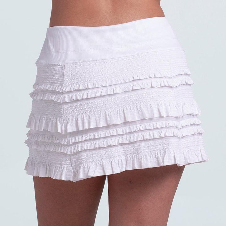 Lucky in Love Sporty Frill Skort - White