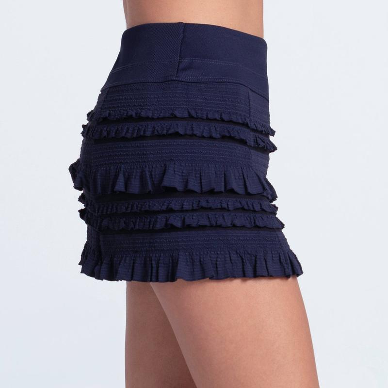 Lucky in Love Sporty Frill Skort - Navy
