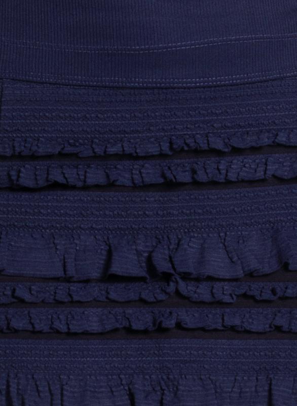 Lucky in Love Sporty Frill Skort - Navy