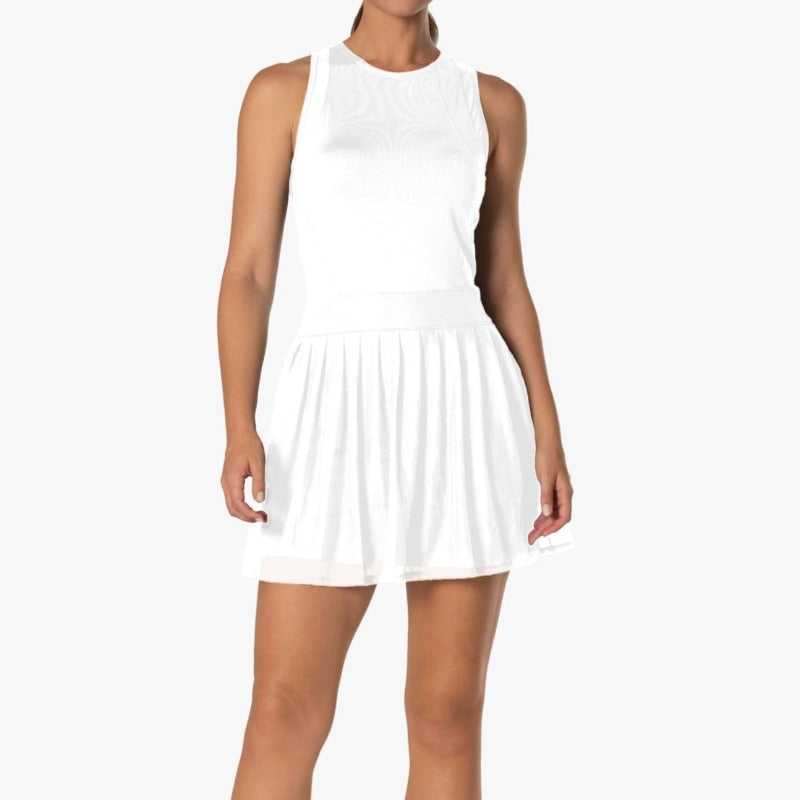 Lucky In Love Next Level Dress - White