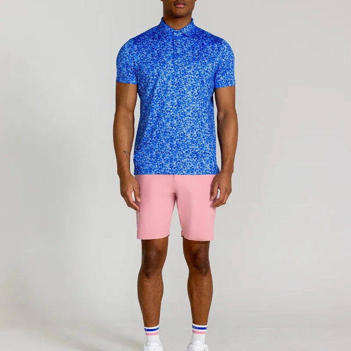 Redvanly Men's Clos Polo - Harbor Blue