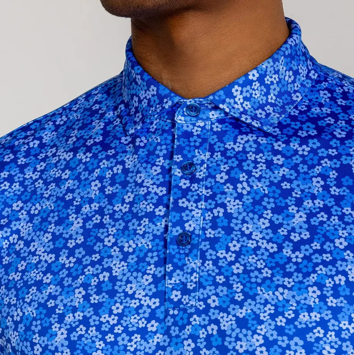 Redvanly Men's Clos Polo - Harbor Blue