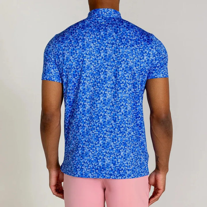 Redvanly Men's Clos Polo - Harbor Blue