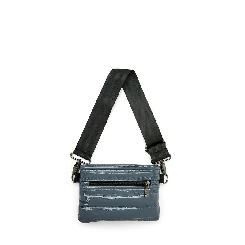 Think Royln Bum Bag/Crossbody - Carbon Patent