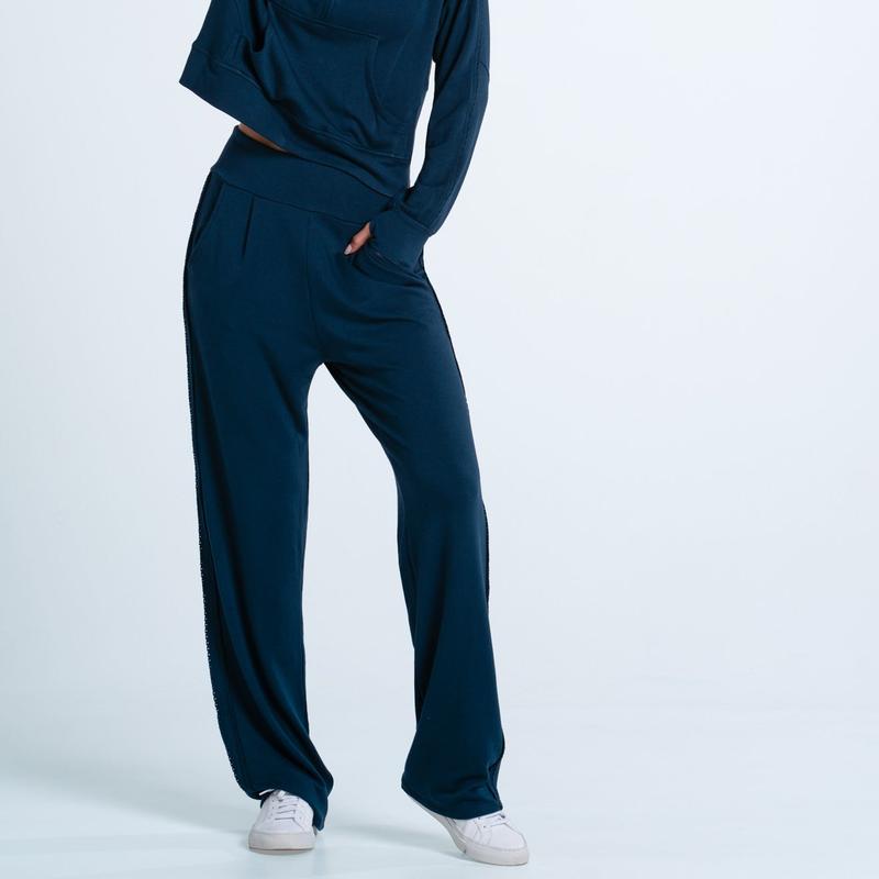 Lucky In Love Chill Play Pants - Navy