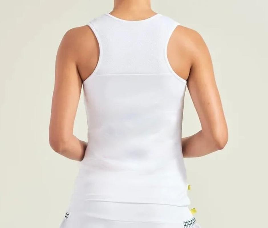 L'Oeuf Poche Court Sweetheart Tank - White