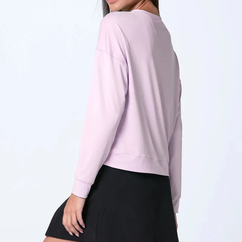 Lucky in Love Hype L/S - Pink Sand