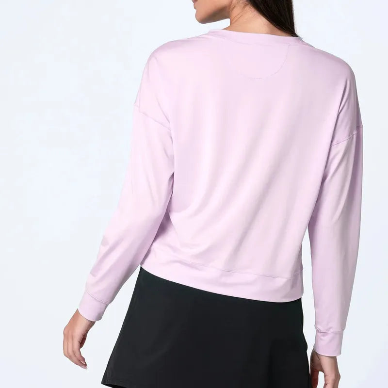 Lucky in Love Hype L/S - Pink Sand