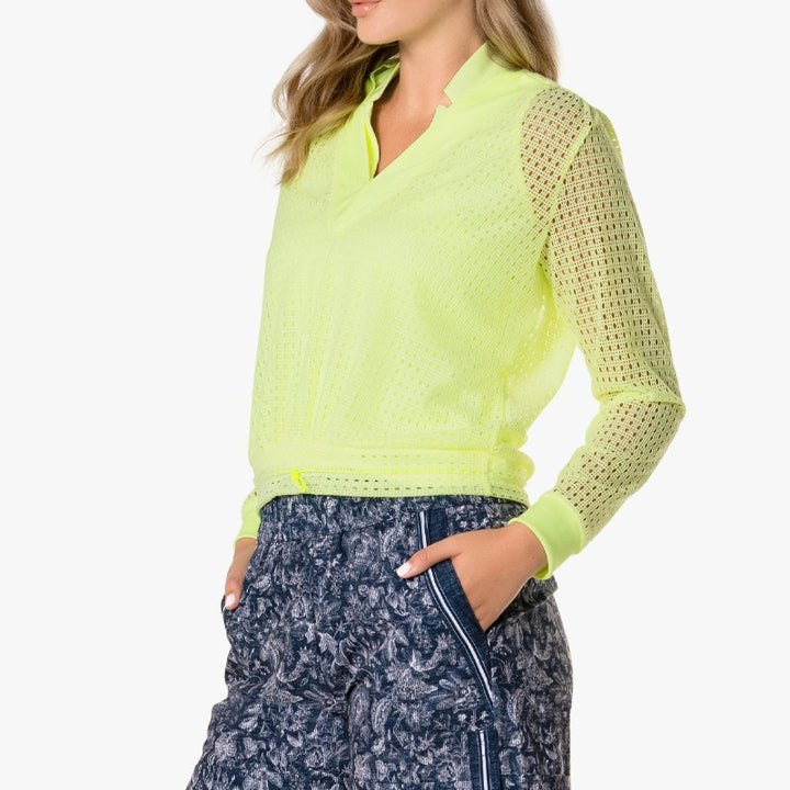 Lucky In Love Tre Chic Pullover - Lemon Frost