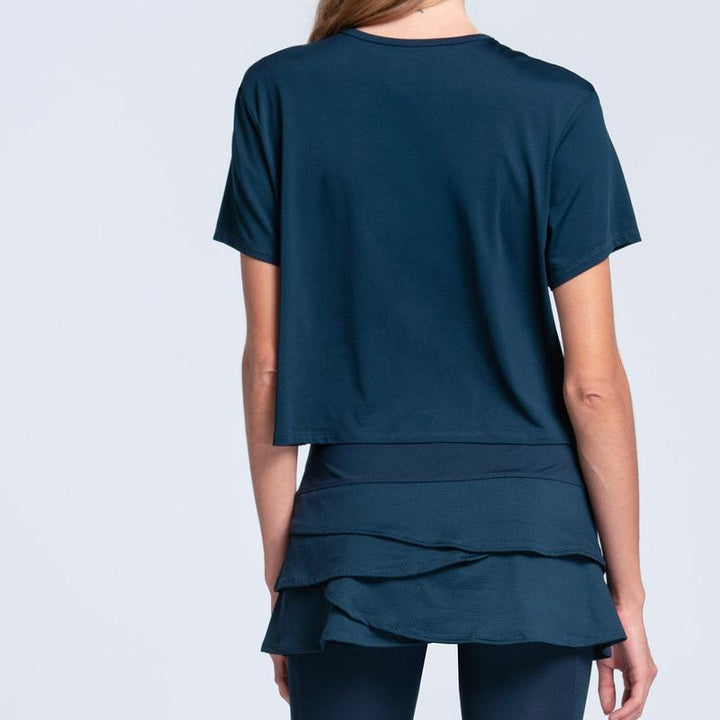 Lucky In Love Power Box Tee - Navy