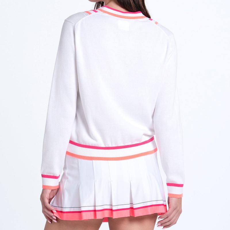 Lucky In Love Victory Sweater - White