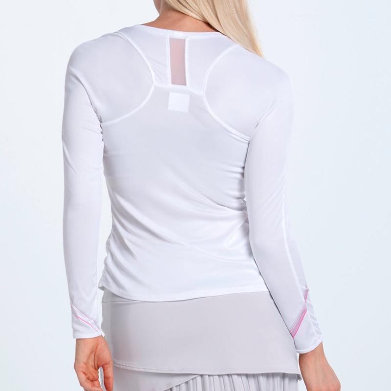 Lucky In Love Weave It to Me L/S Top - White