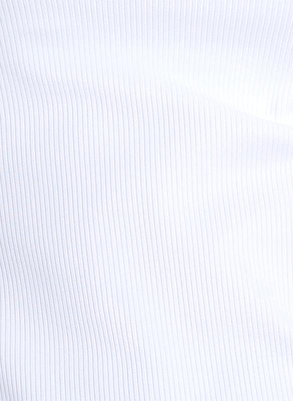 Lucky In Love Glow Stripe Tank- White