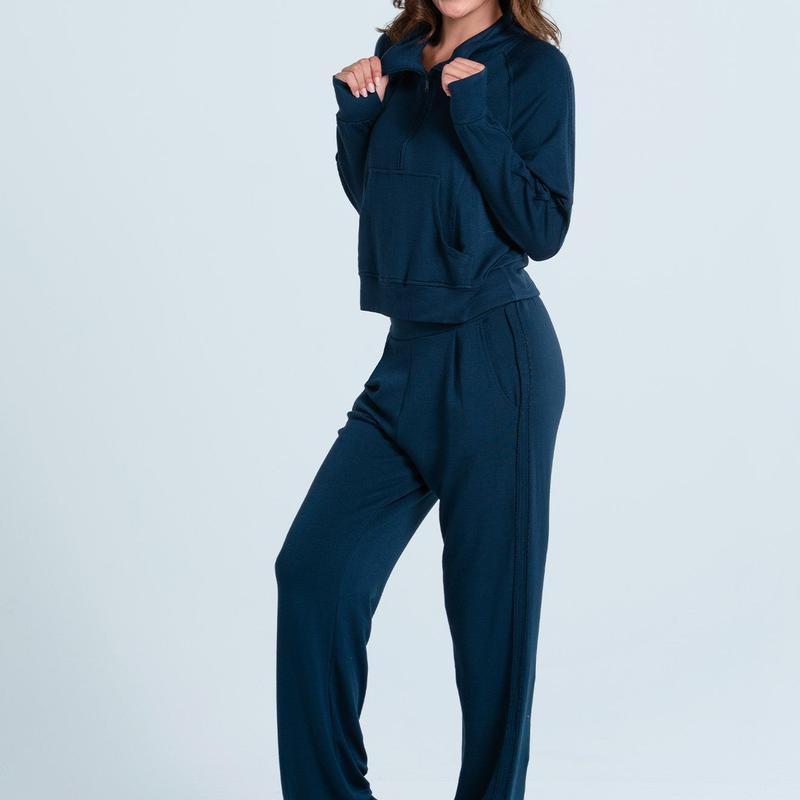 Lucky In Love Lucky Break L/S Top - Navy