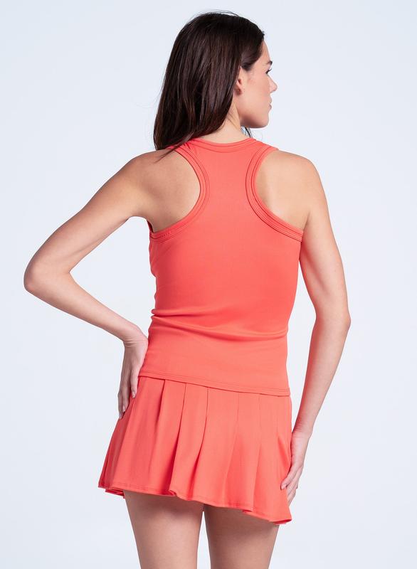 Lucky In Love Double Classic Tank - Flame Orange