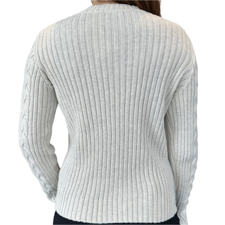 Alashan Cashmere Miranda Cable Sweater - Mineral