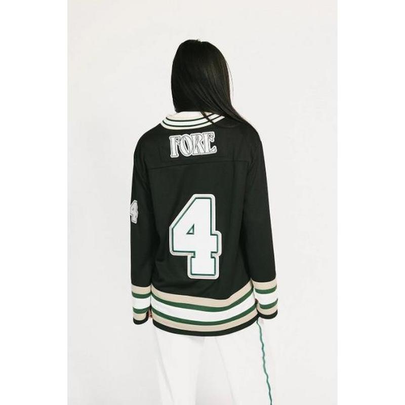 Fore All  Women's L/S Chirp Jersey - Black