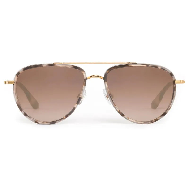 Krewe Coleman Sunglasses - 24K Matte Black/Tortoise