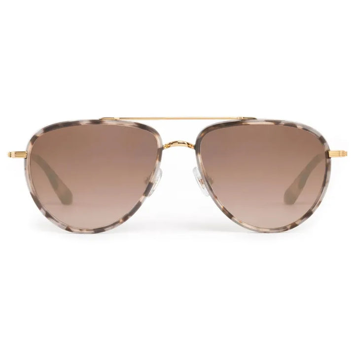 Krewe Coleman Sunglasses - 24K Matte Black/Tortoise
