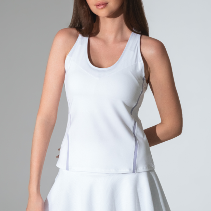 InPhorm Anna Tank - White/Cosmic Sky