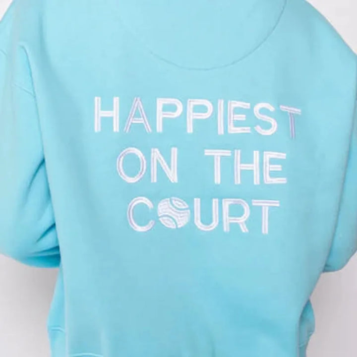 CourtLife Happiest On The Tennis Court Sweatshirt - Various Colours