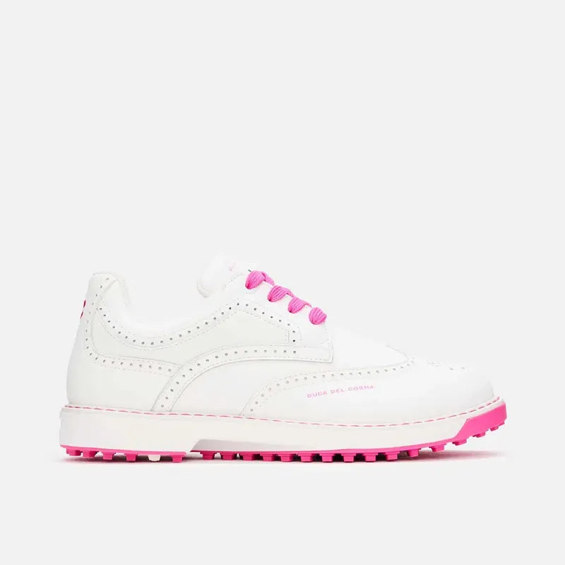 Duca Del Cosma Tuscania Golf Shoe - Whte/Knockout