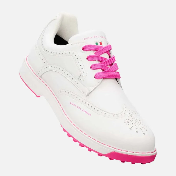 Duca Del Cosma Tuscania Golf Shoe - Whte/Knockout