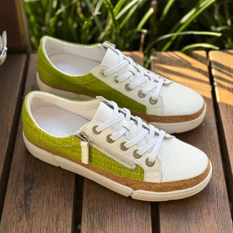 Django & Juliette Torry Sneaker - White/Lime