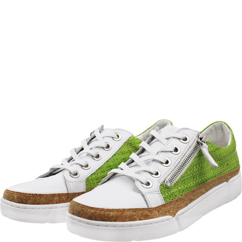 Django & Juliette Torry Sneaker - White/Lime