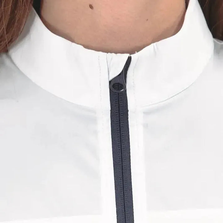Foray Golf Lace Insert Double Layer Jacket - White/Navy