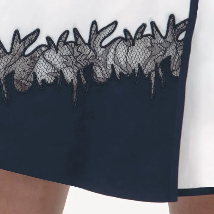 Foray Golf Lace Insert Skort - White/Navy