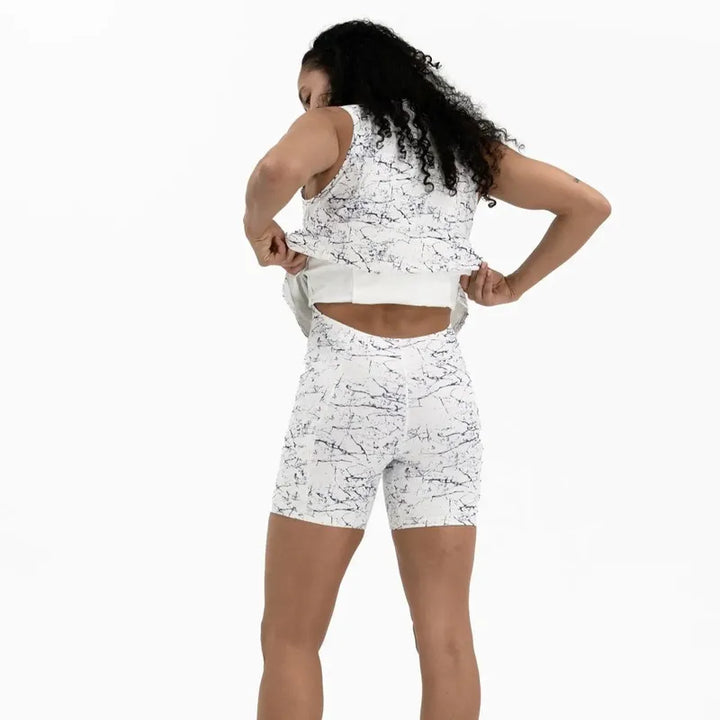 Foray Golf S/L Dress - White